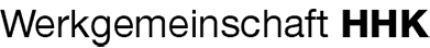 WERKGEMEINSCHAFT HHK Logo